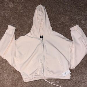 PacSun Cream Hooded Jacket